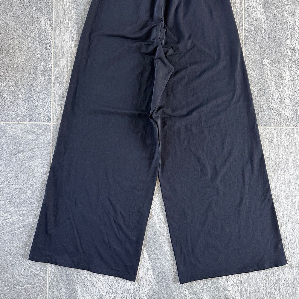EUC OQQ Black High Waist Wide Leg Athleisure Pants Trendy Stylish Relaxed Small - Picture 11 of 13
